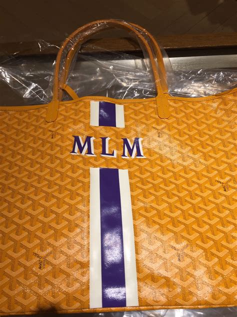 personalized goyard tote|goyard bag near me.